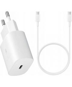 Charger original Samsung EP-TA800NW 25W + Type-C cable 25W white