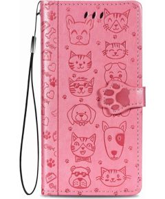 Чехол Cat-Dog Samsung A346 A34 5G розово
