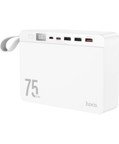 Внешний аккумулятор Power Bank Hoco J94 Overlord 22.5W 75000mAh белый