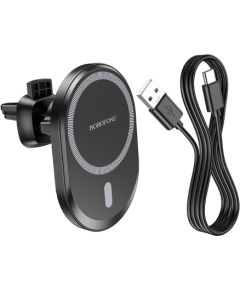 Car charger-holder Borofone BH201 Magsafe 15W black