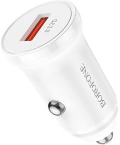 Car charger Borofone BZ18 Quick Charge 3.0 18W white