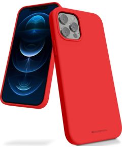 Case Mercury Silicone Case Samsung G990 S21 FE 5G red