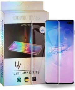 Защитное стекло дисплея M1 "5D UV Glue" Samsung S22 Plus выгнутое прозрачное