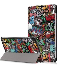 Case Smart Leather Samsung X200/X205 Tab A8 10.5 2021 graffiti