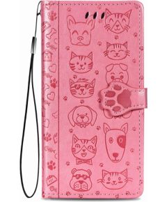Чехол Cat-Dog Samsung A037 A03s розово