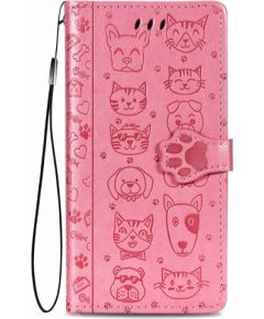 Чехол Cat-Dog Samsung A037 A03s розово