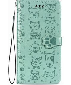 Case Cat-Dog Samsung A025G A02s green