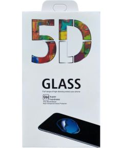 Tempered glass 5D Full Glue Samsung G998 S21 Ultra 5G curved black with hole