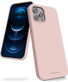 Чехол Mercury Silicone Case Apple iPhone 12/12 Pro розовый песок
