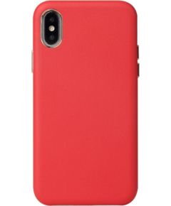 Case Leather Case Apple iPhone 12 mini red