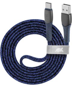 CABLE USB-C TO USB2.0 1.2M/BLUE PS6102 BL12 RIVACASE