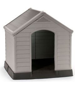 Curver Домик для собак Dog House 95x99x99см серый