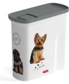 Curver Trauks barības uzglabāšanai Love Pets Dogs 1,5kg 2L 20,5x86x19,4cm suns