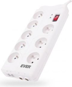 Ever T/LZ05-HOM019/0000 power distribution unit (PDU) White 8 AC outlet(s)