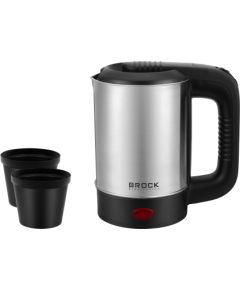 Ceļojumu tējkanna, 0,8 L ,600W + 2 tasesītes Tējkannas (elektriskās)