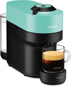 Krups Nespresso Vertuo Pop Aqua Mint XN9204, capsule machine (black/mint)