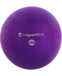 Mīksta jogas bumba ar atsvaru inSPORTline 5kg Fitnesa bumbas