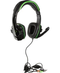 Esperanza EGH310G Headphones with microphone Headband Black, Green