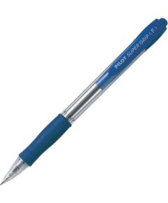 Lodīšu pildspalva PILOT SUPER GRIP 1.0mm zila tinte