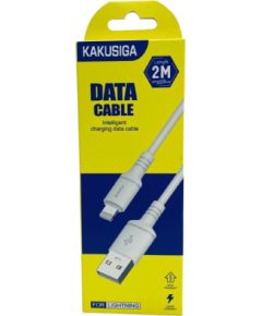 KAKUSIGA KSC-421 kabelis Apple Lightning 2m balts