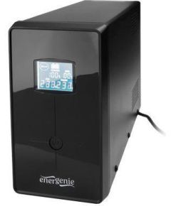 UPS Gembird ENERGENIE Line-Interactive,1200VA,3xIEC,2xSchuko 230V,USB,RJ11,LCD (EG-UPS-033)