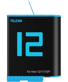 Battery Telesin for GoPro Hero 12 / Hero 11 / Hero 10 / Hero 9 (1750 mAh) - GP-BTR-901-D
