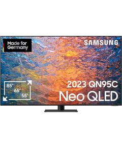 SAMSUNG Neo QLED GQ-85QN95C, QLED TV - 85 - black, UltraHD/4K, HDR, Mini LED, HDMI 2.1, 144Hz panel