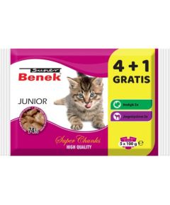 SUPER BENEK Junior - wet cat food - 5 x 100g