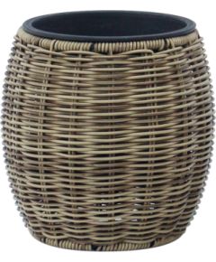 Planter WICKER D20xH20cm, light brown Предметы интерьера и дизайна