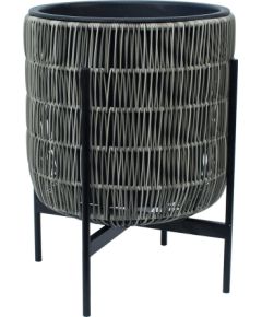 Puku pods WICKER ar stativu 38x38xH49cm, peleks Interjera un Dizaina priekšmeti