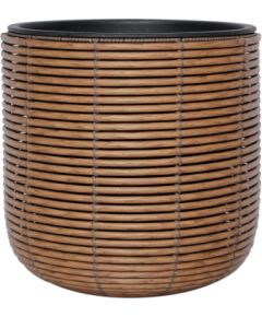 Кашпо WICKER D35xH36cm, коричневый