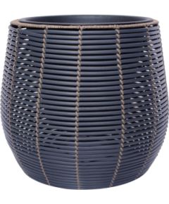 Pukupods WICKER D45x40cm, melns/bruns Interjera un Dizaina priekšmeti