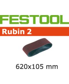 Festool Smilšpapīra lenta lenšu slīpmašīnai Rubin2; 105x620 mm; P120; 10 gab.