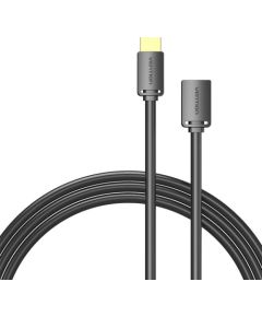 HDMI-A Male to HDMI-A Female 4K HD PVC Cable 1m Vention AHCBF (Black)  Кабель HDMI