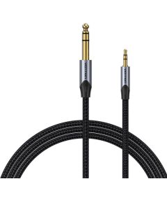 3.5mm TRS Male to 6.35mm Male Audio Cable 5m Vention BAUHJ Gray