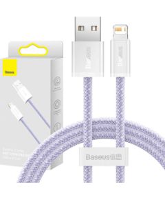 USB cable for Lightning Baseus Dynamic 2 Series, 2.4A, 1m (purple)