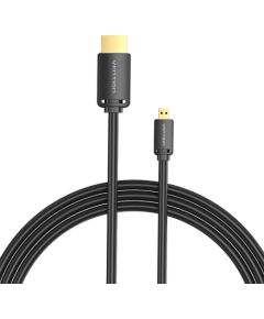 HDMI-D Male to HDMI-A Male 4K HD Cable 2m Vention AGIBH (Black)