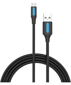 USB 2.0 A to Micro-B 3A cable 2m Vention COLBH black