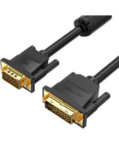 DVI(24+5) to VGA Cable 1.5m Vention EACBG (Black)
