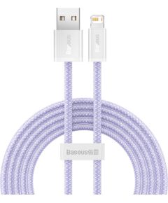 USB cable for Lightning Baseus Dynamic 2 Series, 2.4A, 2m (purple)