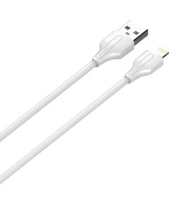 USB to Lightning cable LDNIO LS540, 2.4A, 0.2m (white)