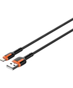 LDNIO LS532, USB - Lightning 2m Cable (Grey-Orange)