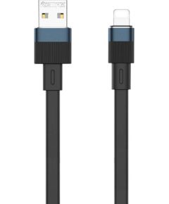 Cable USB-lightning Remax Flushing, RC-C001, 1m, (black)