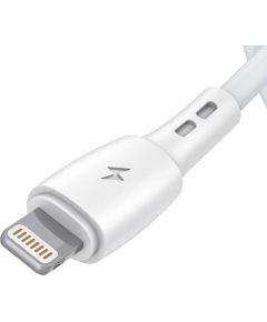 USB to Lightning cable Vipfan Racing X05, 3A, 2m (white)