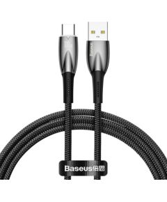 USB cable for USB-C Baseus Glimmer Series, 100W, 1m (Black)