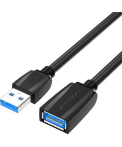 Extension Cable USB 3.0, male USB to female USB, Vention 1.5m (Black)