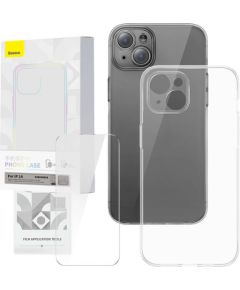 Transparent Case and Tempered Glass set Baseus Corning for iPhone 14