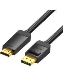 4K DisplayPort to HDMI Cable 3m Vention HAGBI (Black)