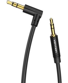 3.5mm Male to 90° Male Audio Cable 1m Vention BAKBF-T Black