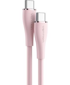 USB-C 2.0 to USB-C 5A Cable Vention TAWPF 1m Pink Silicone